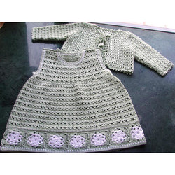 Crochet Baby Dress and a Jacket - Crochet clothes