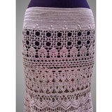 Pink crochet maxi skirt - Made to order - Crochet clothes