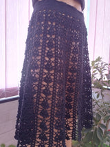 Handmade crochet skirt - Ready for shipping!