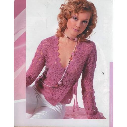 Elegant crochet  cardigan, jacket - AsDidy fashion