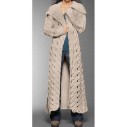 Knitted long women cardigan - AsDidy fashion