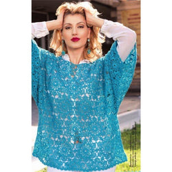 Blouse crochet pattern, top - PDF Pattern only - AsDidy fashion