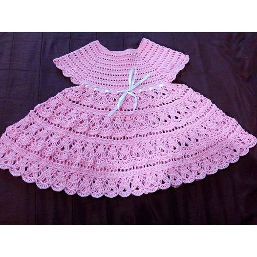 Crochet Baby Dress - FREE SHIPPING - AsDidy fashion