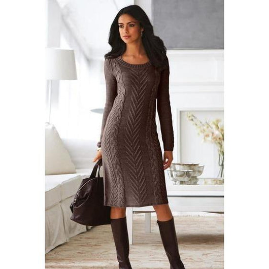 Knitted Winter Dress - AsDidy fashion
