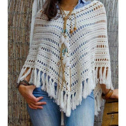 Winter crochet poncho - Crochet clothes