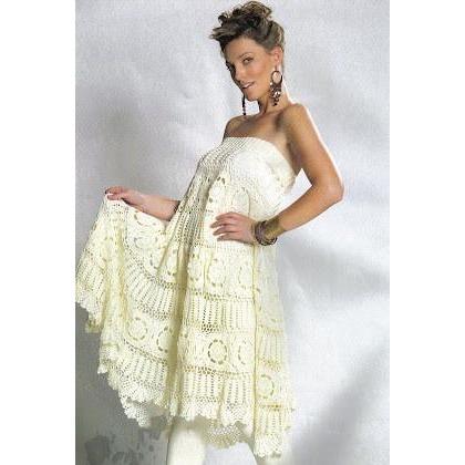 PDF Pattern only - a crochet spring/summer fashion crochet dress - Digital file - AsDidy fashion
