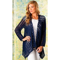 Navy Blue Crochet Cardigan pattern - PDF Pattern only - Crochet clothes