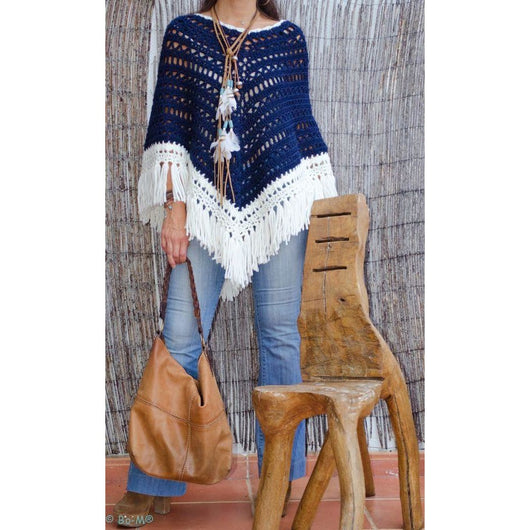 Crocheted poncho - Crochet clothes