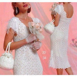 Crochet wedding summer dress - AsDidy fashion