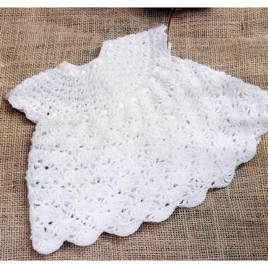 White Baby Crochet Dress - AsDidy fashion