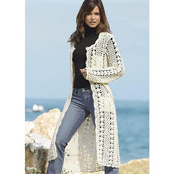 Long crochet women cardigan - AsDidy fashion