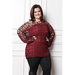 Plus size  women crochet blouse - MADE TO ORDER - AsDidy fashion