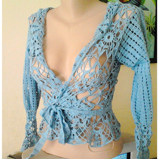PDF Pattern only - handmade crochet spring / summer/ fall women crochet jacket, cardigan - Digital download - AsDidy fashion