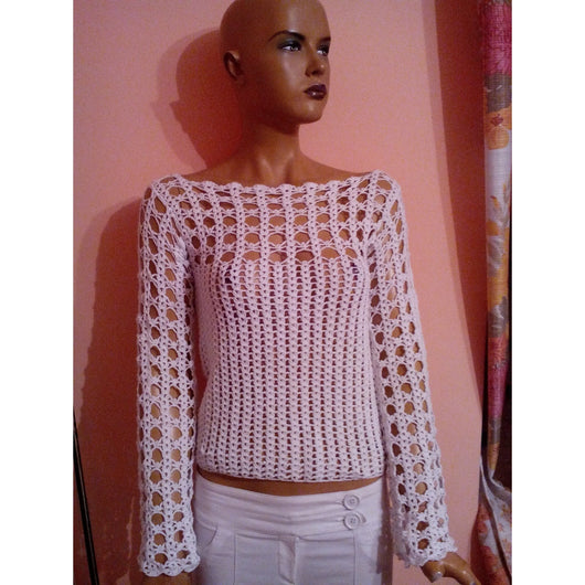 Summer sweater crochet pattern - AsDidy fashion