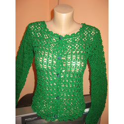 Crochet cardigan pattern, jacket - PDF Pattern only - AsDidy fashion