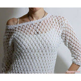 Summer crochet top pattern - PDF Pattern only - AsDidy fashion