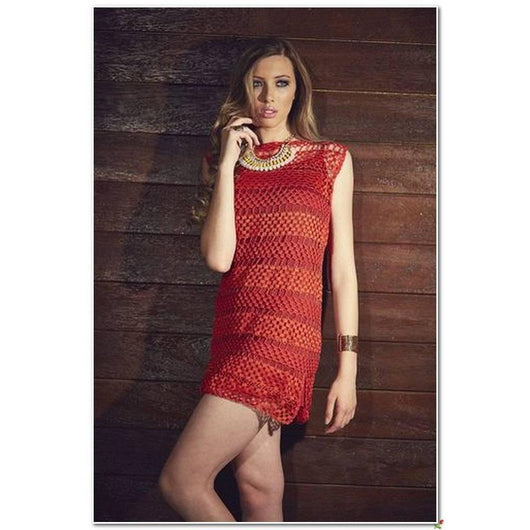 Beautiful crochet women summer mini dress, party dress, cocktail dress - AsDidy fashion