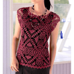 Crochet pattern women vest - AsDidy fashion