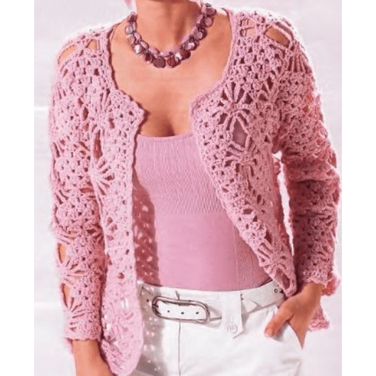 Crochet pattern women cardigan - AsDidy fashion