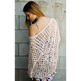 Boho loose crochet top pattern - PDF Pattern only - AsDidy fashion