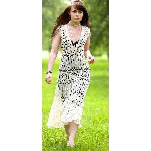 PDF Pattern only - a crochet spring/summer boho crochet dress - Digital file - AsDidy fashion