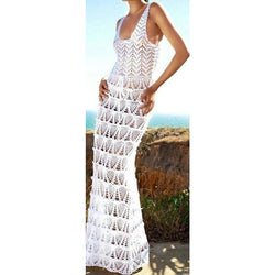 Wedding handmade crochet long bridal dress - Made to order - Replica - AsDidy fashion