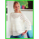Easy blouse crochet pattern - Instant download - AsDidy fashion