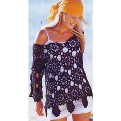 Pattern only - a crochet summer  blouse/ beach wear - No3 - AsDidy fashion
