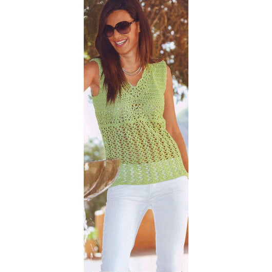 Summer women crochet vest - MADE TO ORDER - AsDidy fashion