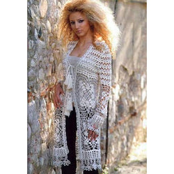 Elegant long crochet women cardigan - AsDidy fashion