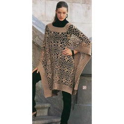 ELEGANT spring / summer women long  crochet poncho - AsDidy fashion