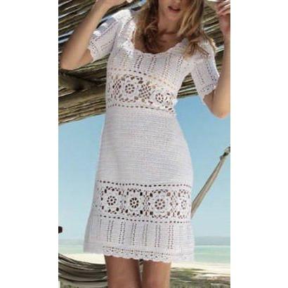 Beautiful crochet women summer dress - AsDidy fashion
