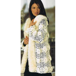 MADE TO ORDER - An elegant long crochet  cardigan - AsDidy fashion